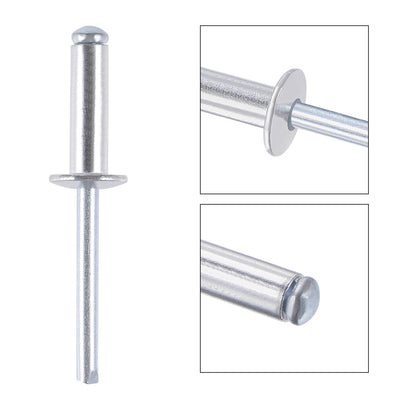 Harfington Blind Rivets, Aluminum Pull Rivets Core Decoration Rivets for Aircraft