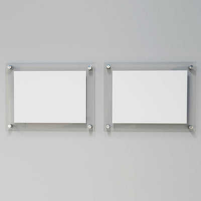 Harfington 1/2" Dia. x 1-1/16"(12x27mm) Standoff Screws Wall Mount Sign Holders Acrylic Glass Nails White 4pcs