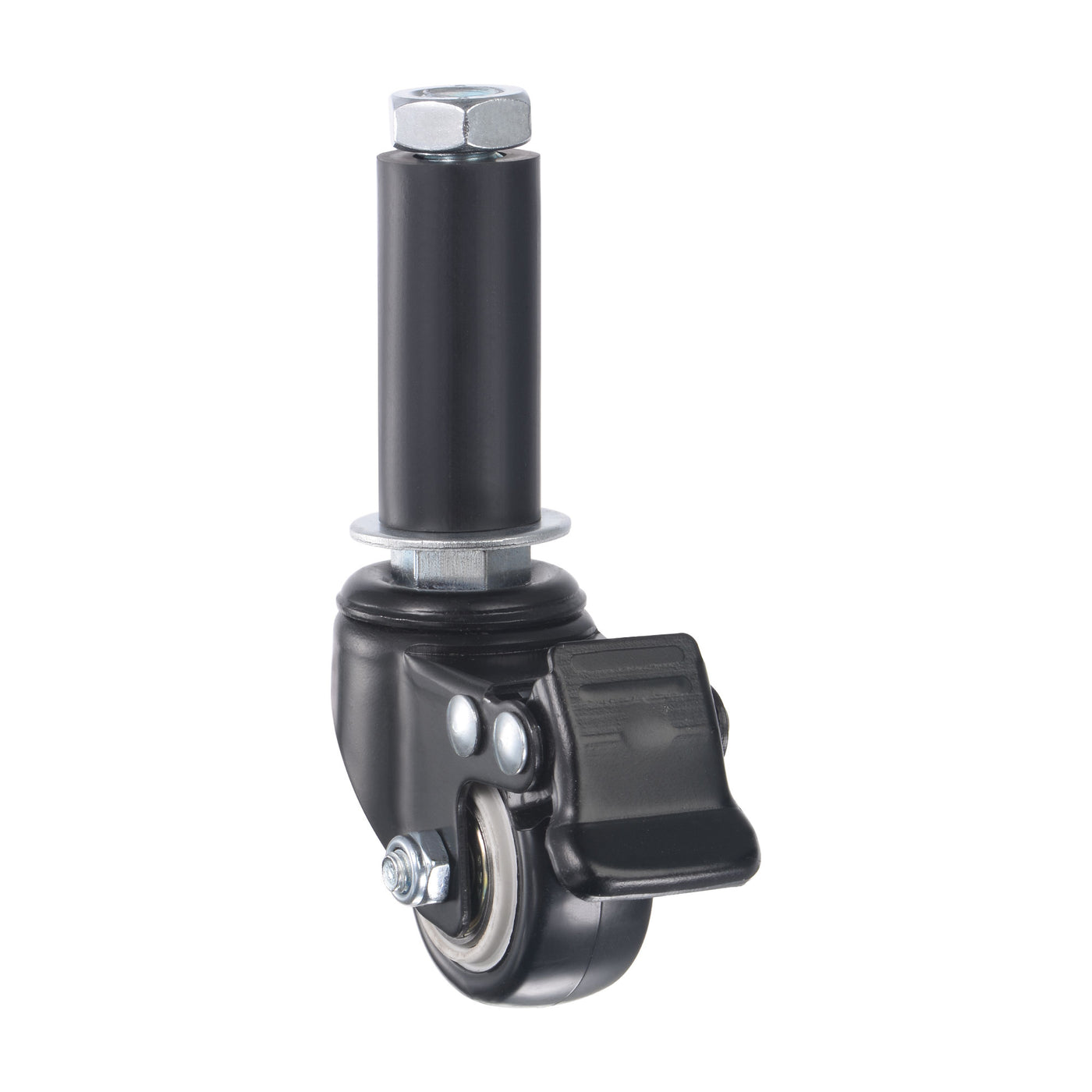 Harfington Swivel Expanding Stem Caster with Brake for Kitchen Prep Table, PVC