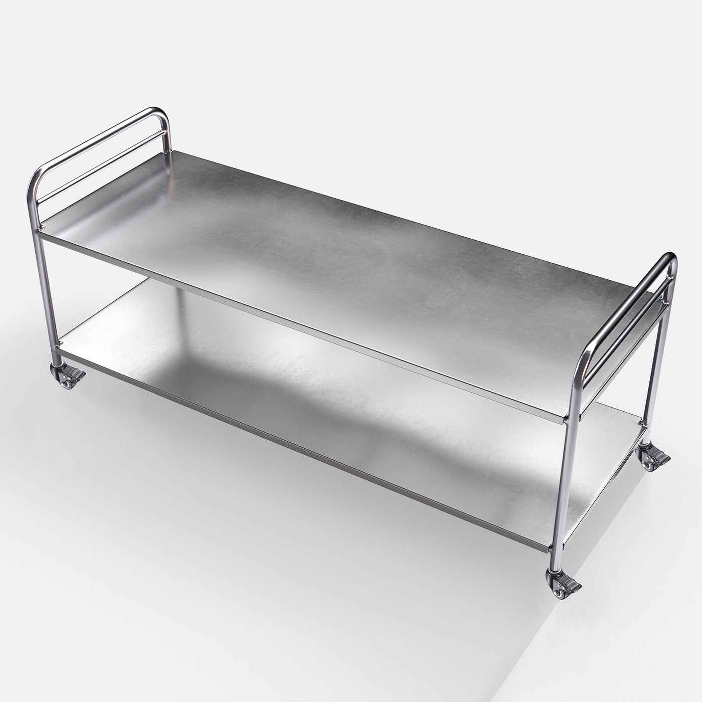 Harfington Swivel Expanding Stem Caster with Brake for Kitchen Prep Table, PVC