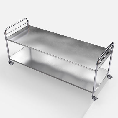 Harfington Swivel Expanding Stem Caster with Brake for Kitchen Prep Table, PVC