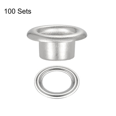 Harfington Eyelets with Washers - Iron Hollow Rivets Grommets Set