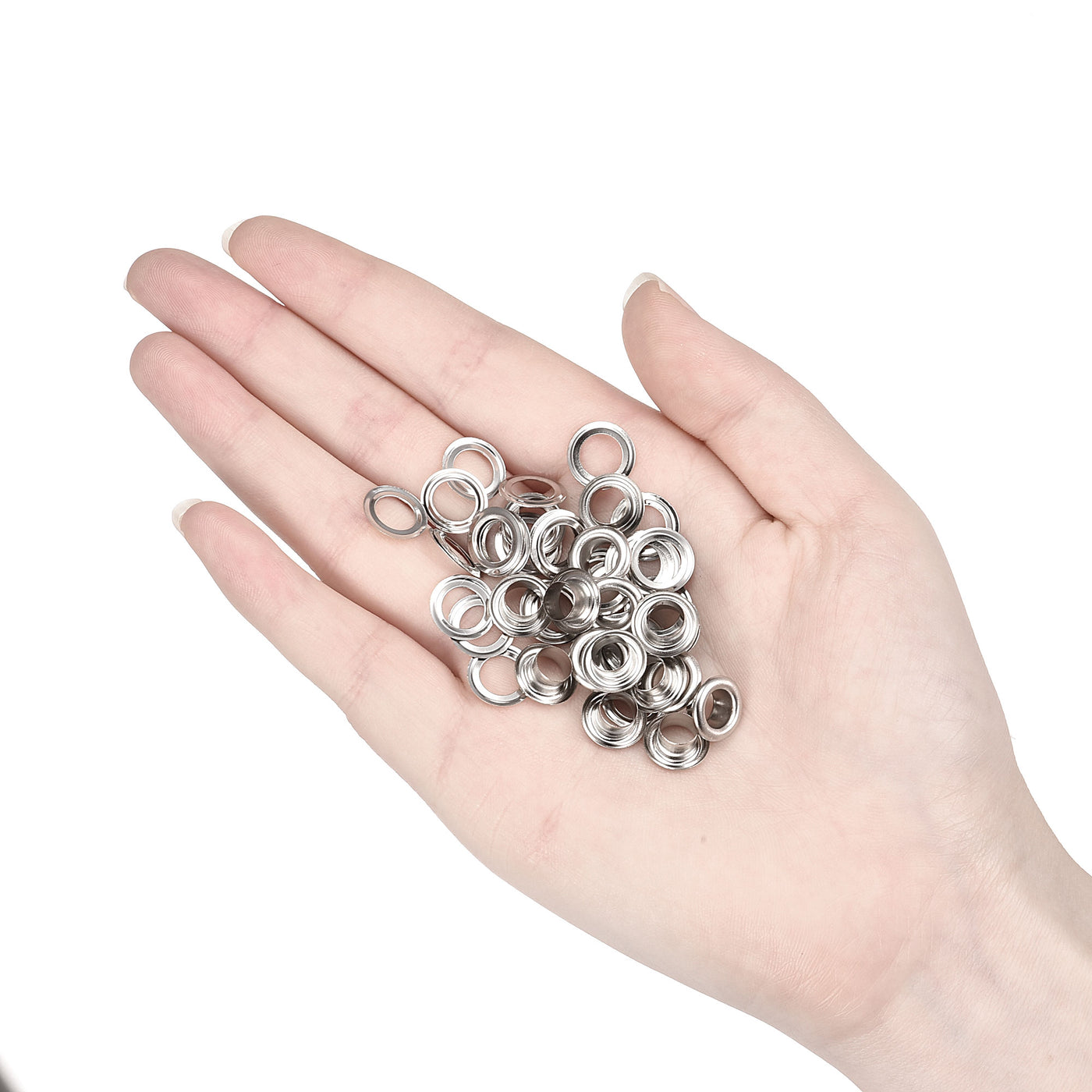 Harfington Eyelets with Washers - Iron Hollow Rivets Grommets Set