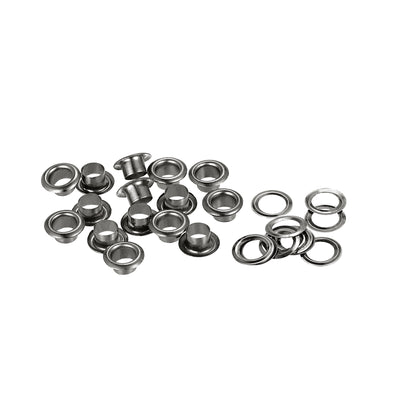 Harfington Eyelets with Washers - Iron Hollow Rivets Grommets Set