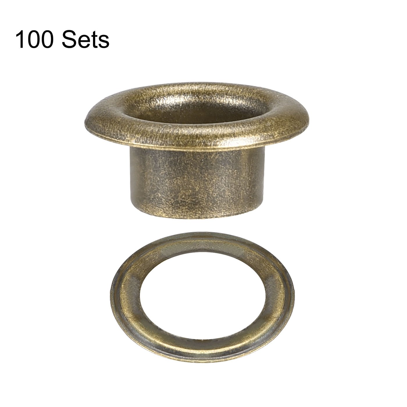 Harfington Eyelets with Washers - Iron Hollow Rivets Grommets Set