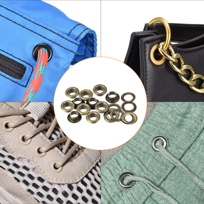 Harfington Eyelets with Washers - Iron Hollow Rivets Grommets Set