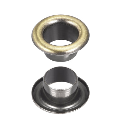 Harfington Eyelets with Washers - Iron Hollow Rivets Grommets Set
