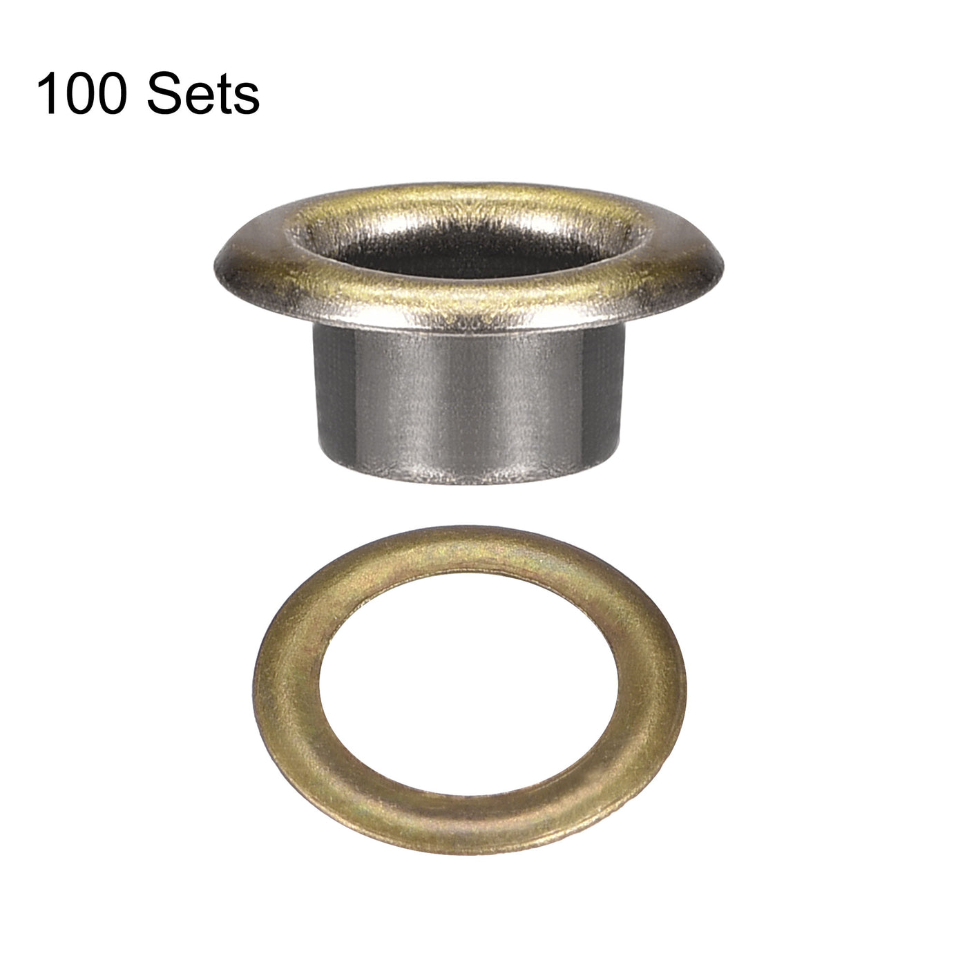 Harfington Eyelets with Washers - Iron Hollow Rivets Grommets Set