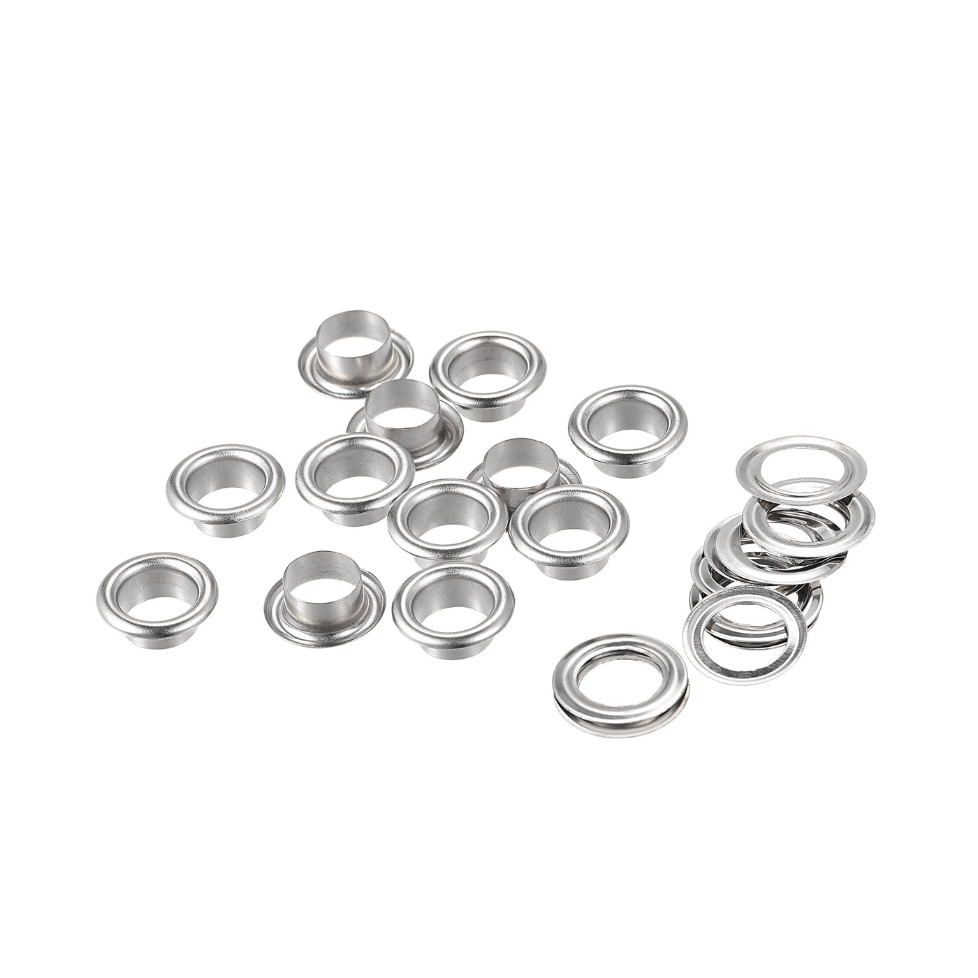 Harfington Eyelets with Washers,  Iron Hollow Rivets Grommets Kit for Leather