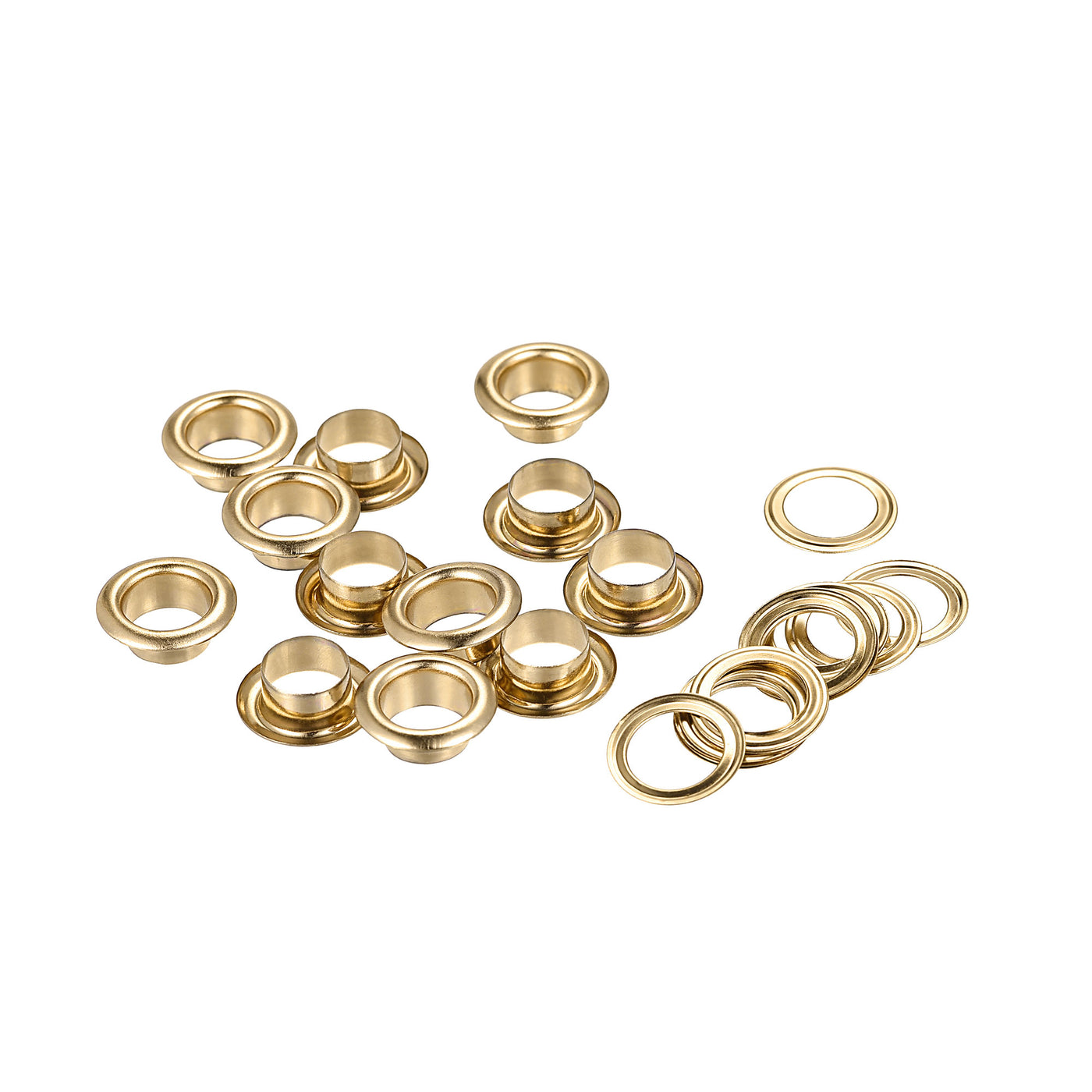 Harfington Eyelets with Washers -  Iron Hollow Rivets Grommets Kit