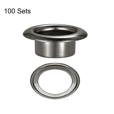Harfington Eyelets with Washers -  Iron Hollow Rivets Grommets Kit