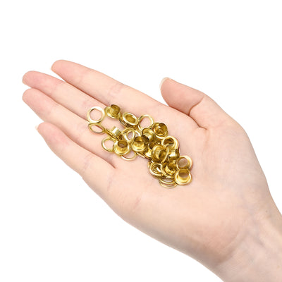 Harfington Eyelets with Washers -  Iron Hollow Rivets Grommets Kit