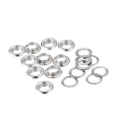 Harfington Eyelets with Washers, Iron Through Hole Hollow Rivets