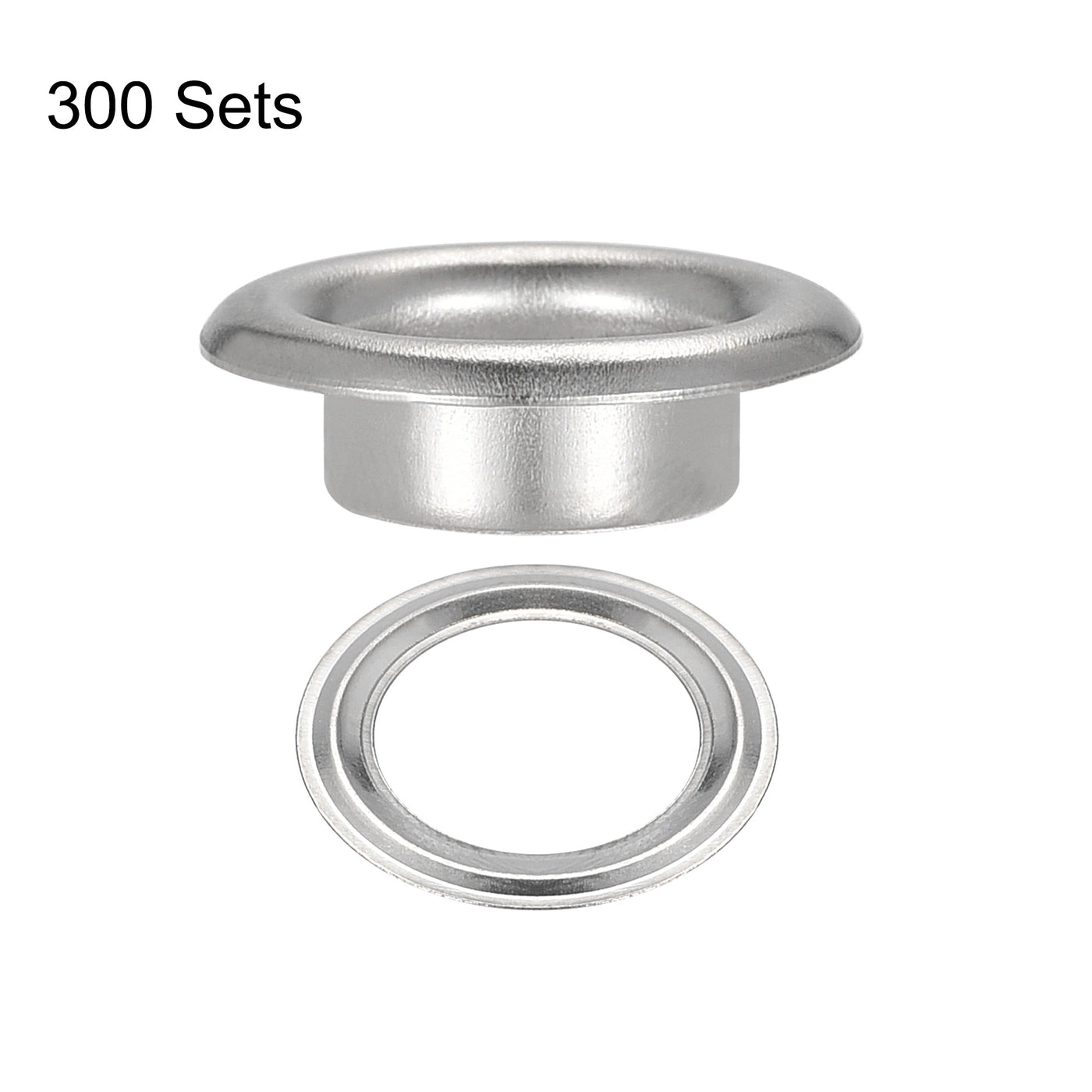 Harfington Eyelets with Washers,  Iron Hollow Rivets Grommets for Leather