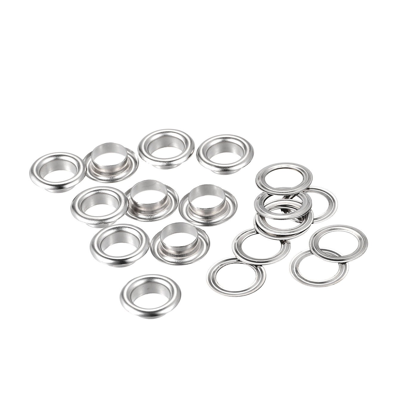 Harfington Eyelets with Washers,  Iron Hollow Rivets Grommets for Leather
