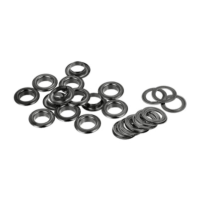 Harfington Eyelets with Washers,  Iron Hollow Rivets Grommets for Leather