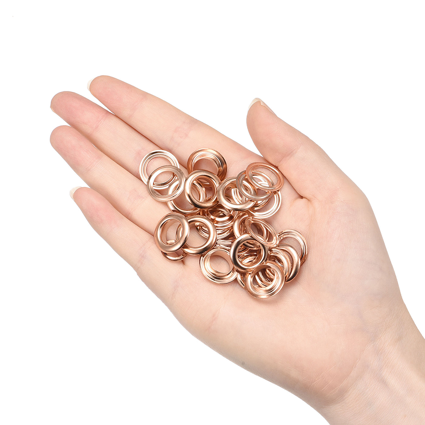 Harfington Eyelets with Washers, Iron Through Hole Hollow Rivets