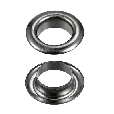 Harfington Eyelets with Washers,  Iron Hollow Rivets for Leather