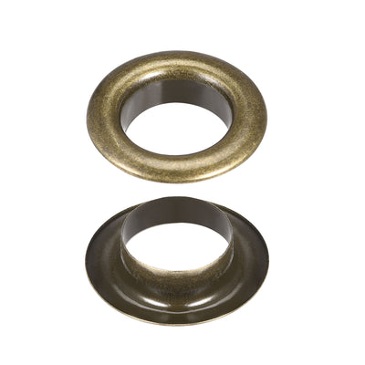 Harfington Eyelets with Washers,  Iron Hollow Rivets for Leather