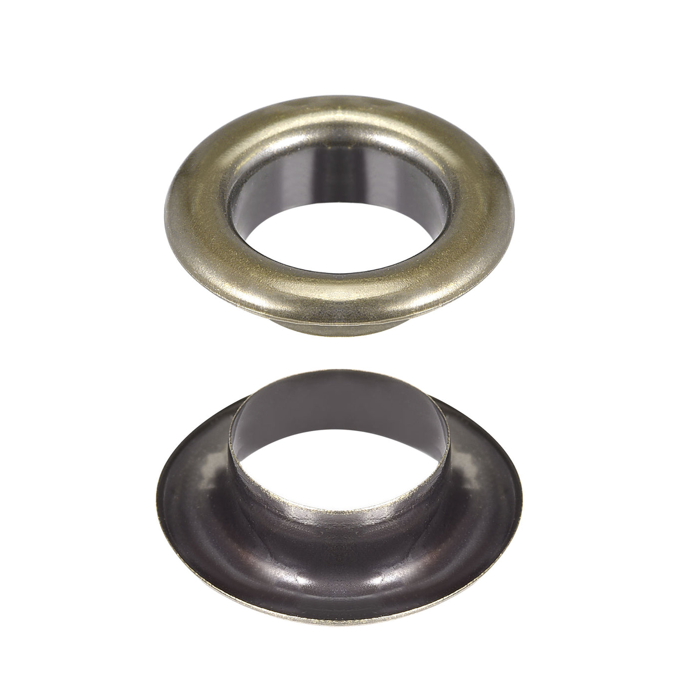 Harfington Eyelets with Washers,  Iron Hollow Rivets for Leather