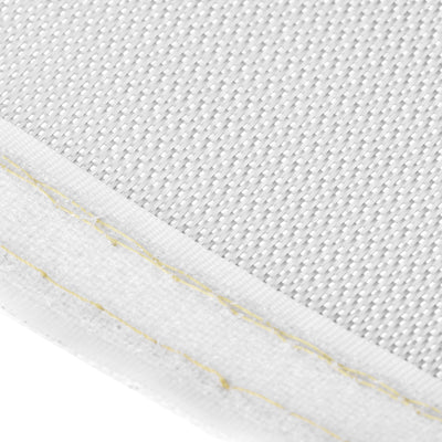 Harfington 15mm Aluminum Metallic Fiberglass Heat Shroud with Hook and Loop 1 Meter