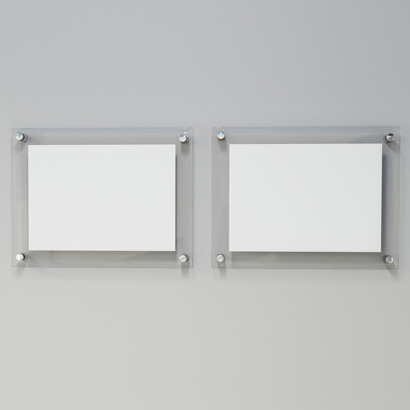 Harfington 1/2" Dia. x 7/8"(12x22mm) Standoff Screws Wall Mount Sign Holders Acrylic Glass Nails with Accessories 12pcs