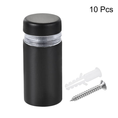 Harfington 1/2" Dia. x 1-1/16"(12x27mm) Standoff Screws Wall Mount Sign Holders Acrylic Glass Nails with Accessories 10pcs