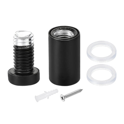 Harfington 1/2" Dia. x 1-1/16"(12x27mm) Standoff Screws Wall Mount Sign Holders Acrylic Glass Nails with Accessories 12pcs