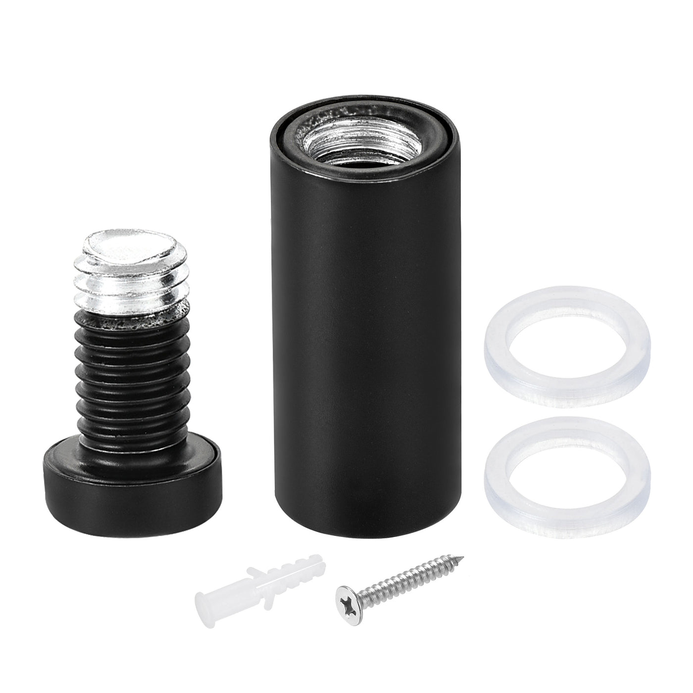 Harfington 1/2" Dia. x 1-5/16"(12x33mm) Standoff Screws Wall Mount Sign Holders Acrylic Glass Nails with Accessories 10pcs