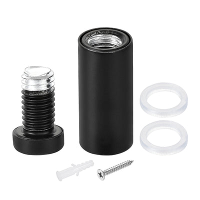 Harfington 1/2" Dia. x 1-5/16"(12x33mm) Standoff Screws Wall Mount Sign Holders Acrylic Glass Nails with Accessories 10pcs