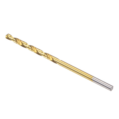 Harfington HSS Titanium Coated Straight Shank Twist Drill Bit
