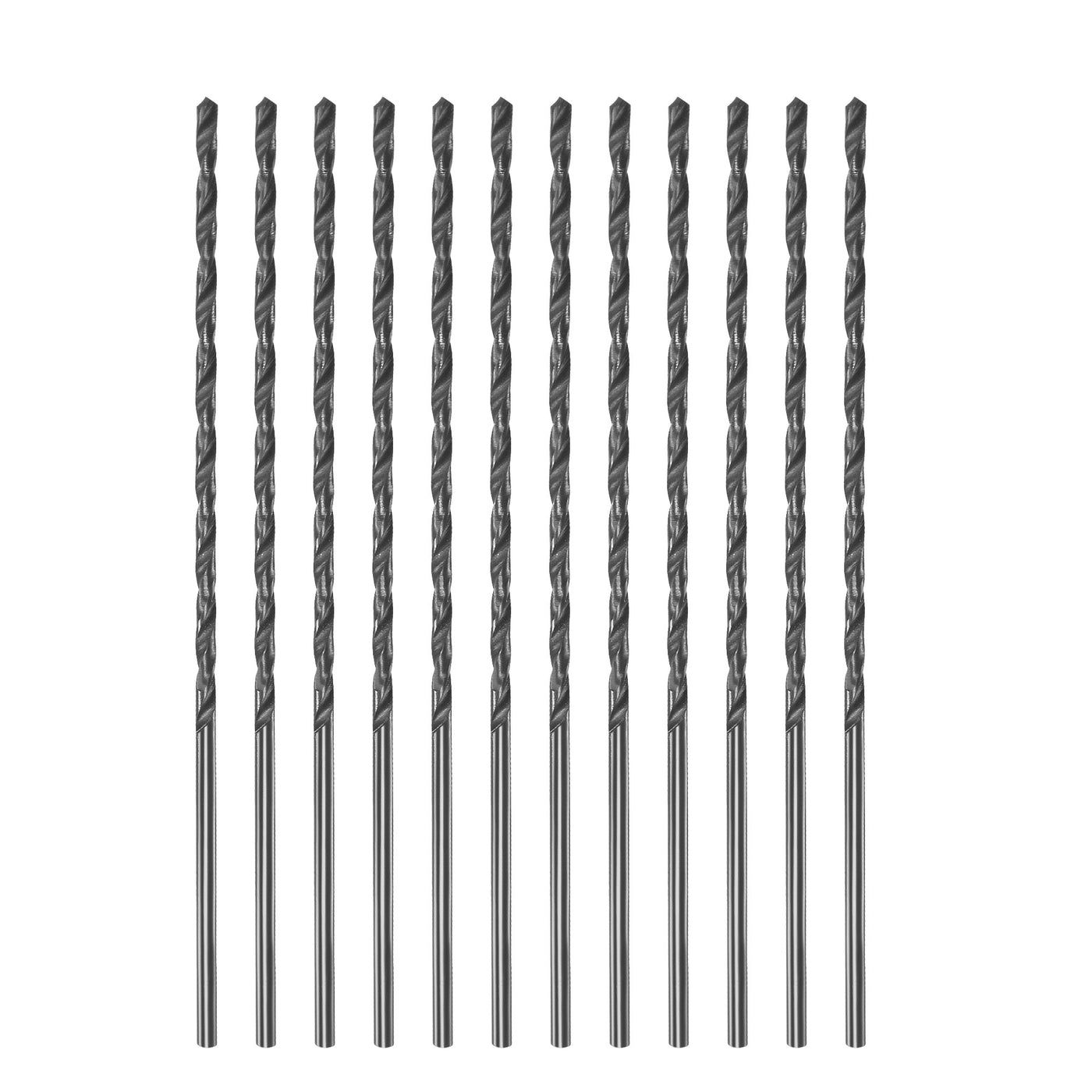 Harfington High Speed Steel Lengthen Straight Shank Twist Drill Bit Fully Ground