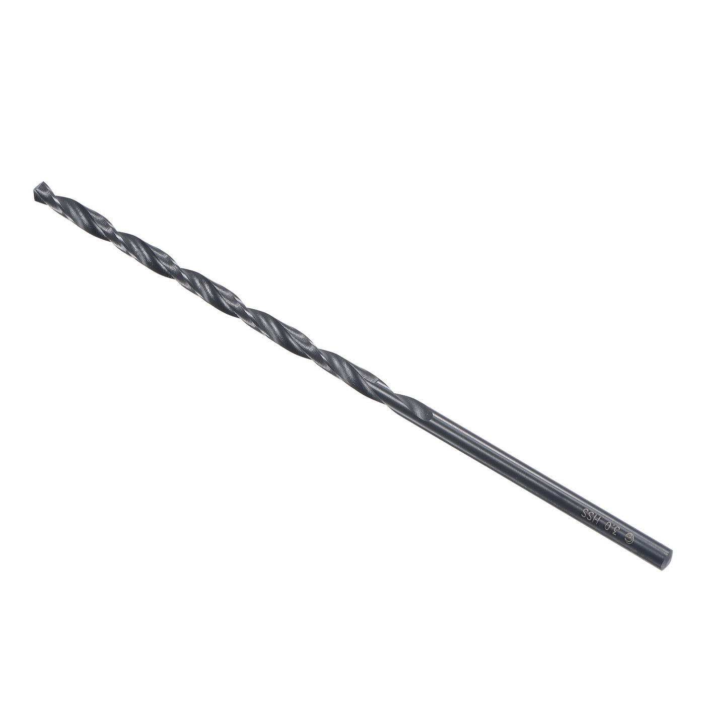 Harfington High Speed Steel Lengthen Straight Shank Twist Drill Bit Fully Ground
