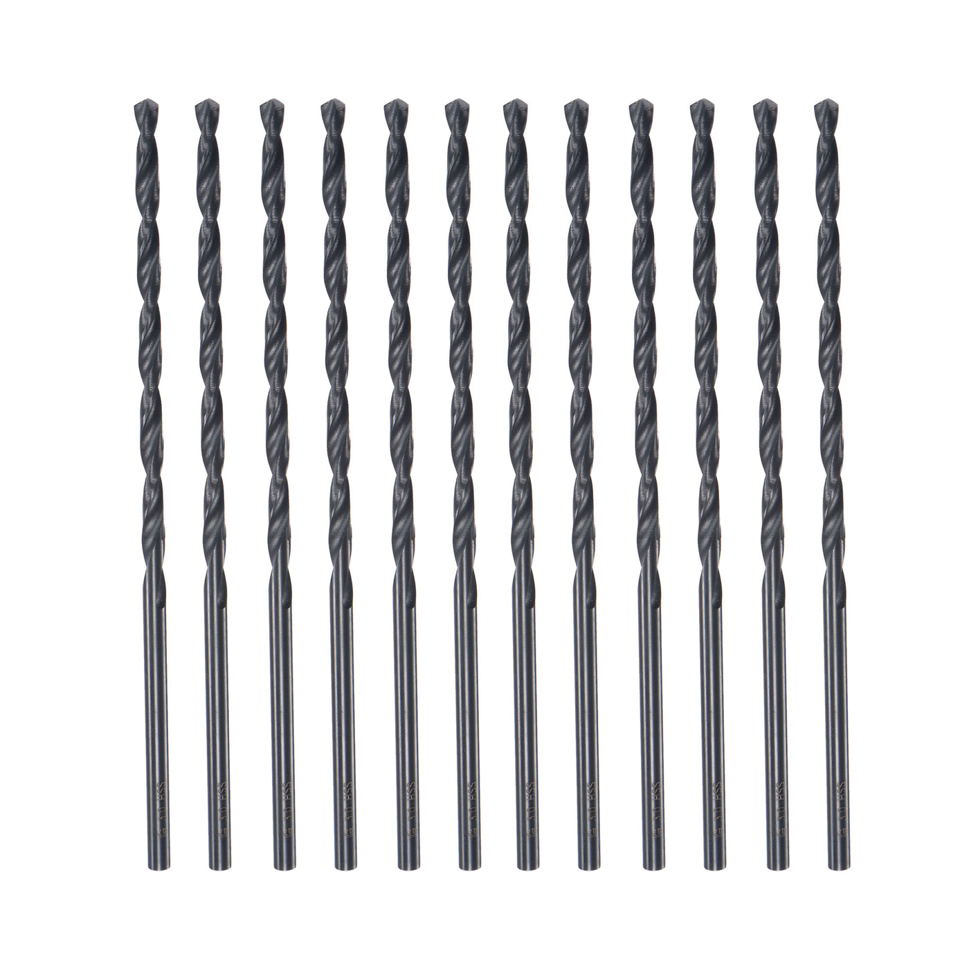 Harfington High Speed Steel Lengthen Straight Shank Twist Drill Bit Fully Ground