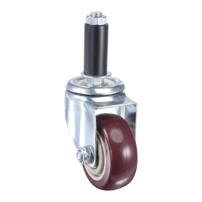 Harfington Swivel Expanding Stem Caster Diameter Capacity, for Kitchen Prep Tables, PVC