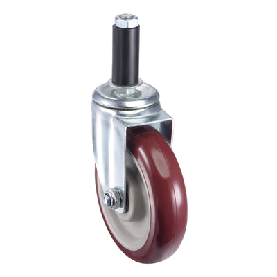 Harfington Swivel Expanding Stem Caster Diameter Capacity, for Kitchen Prep Tables, PVC
