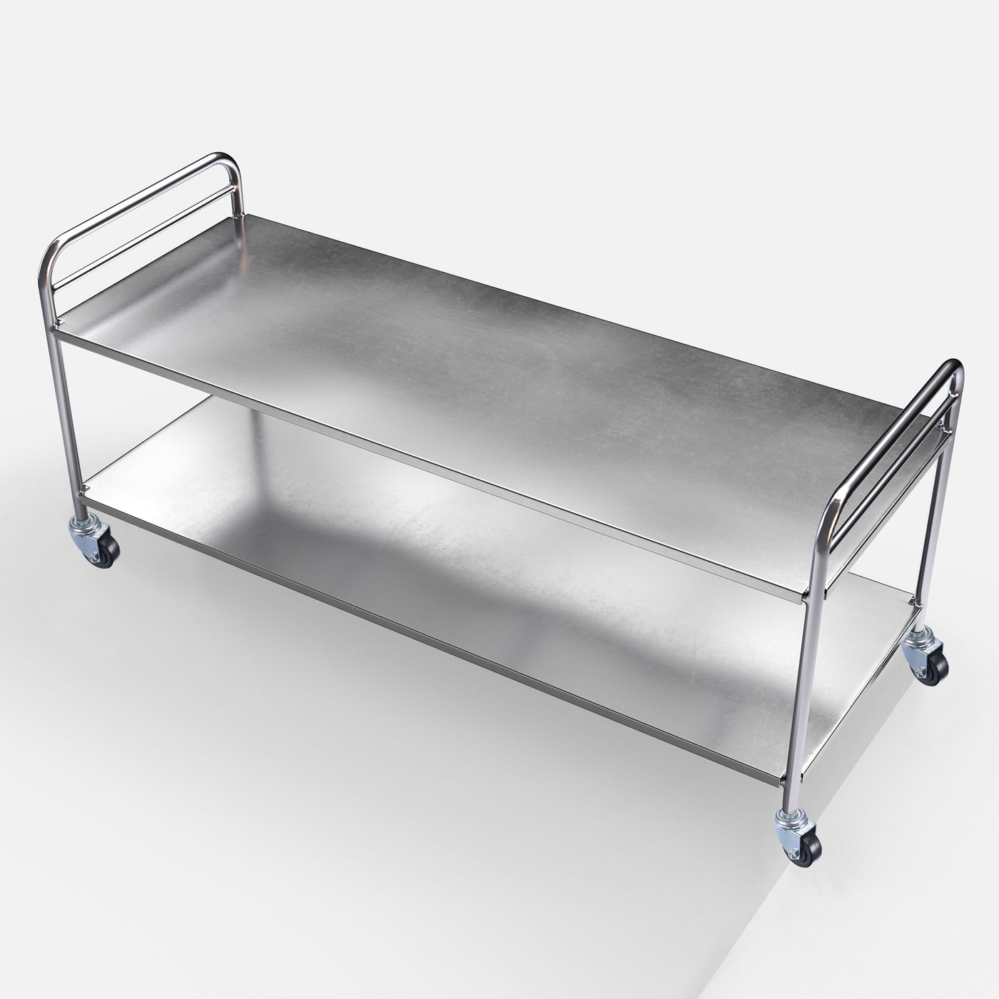 Harfington Swivel Expanding Stem Caster for Kitchen Prep Tables, Rubber