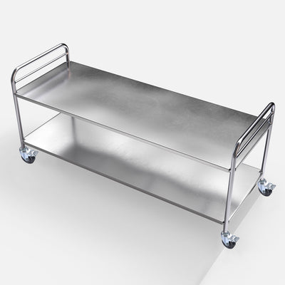 Harfington Swivel Expanding Stem Caster with Brake for Kitchen Prep Tables, Rubber