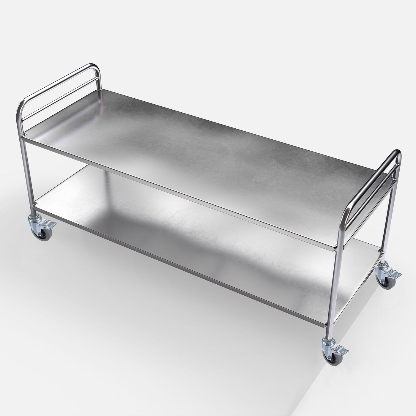 Harfington Swivel Expanding Stem Caster Anti-static with Brake for Kitchen Prep Tables, TPR