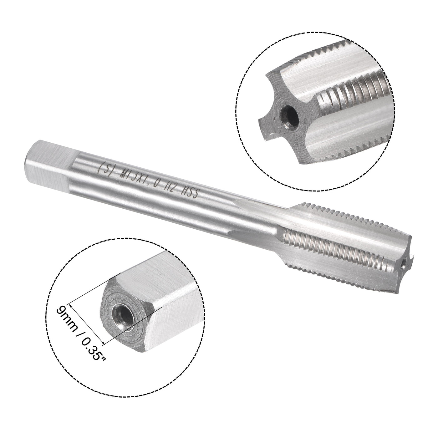 Harfington Metric Tap and Die Set HSS Machine Thread Tap with Round Die