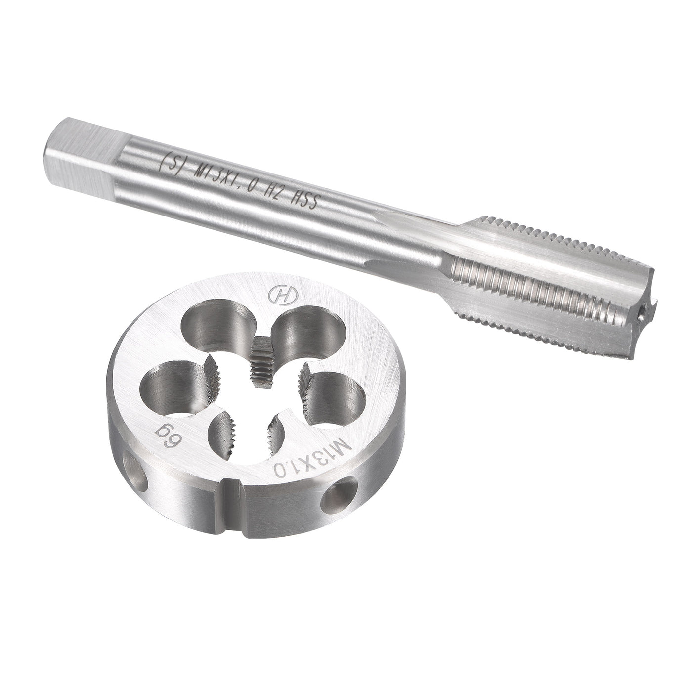 Harfington Metric Tap and Die Set HSS Machine Thread Tap with Round Die