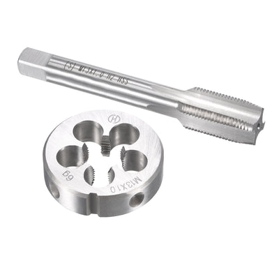 Harfington Metric Tap and Die Set HSS Machine Thread Tap with Round Die