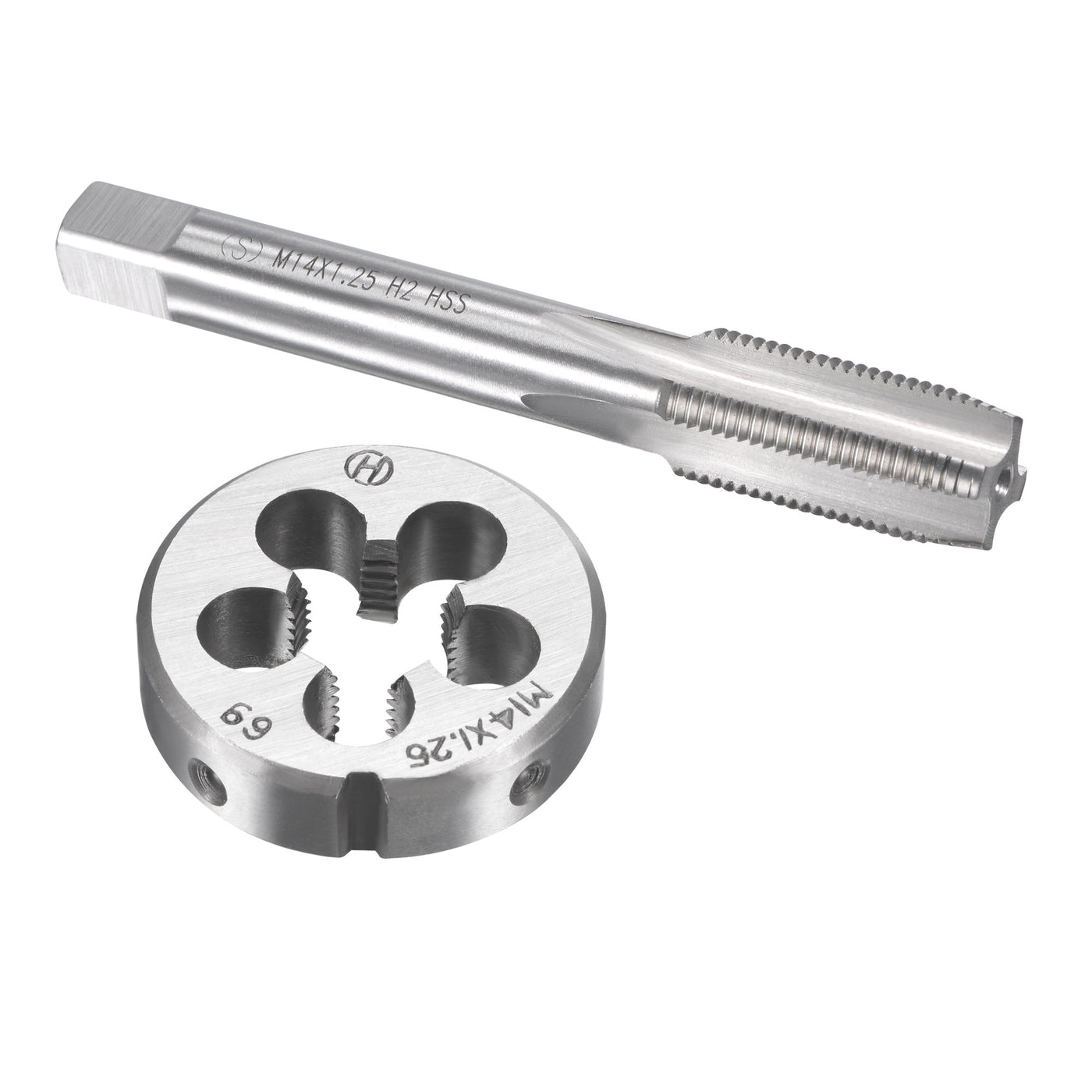 Harfington Metric Tap and Die Set HSS Machine Thread Tap with Round Die
