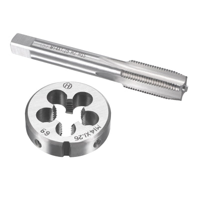Harfington Metric Tap and Die Set HSS Machine Thread Tap with Round Die