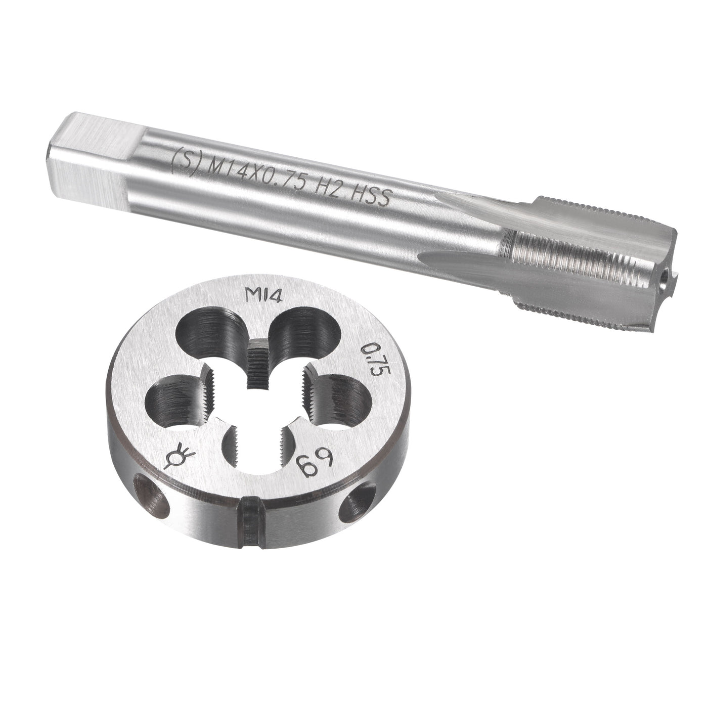 Harfington Metric Tap and Die Set HSS Machine Thread Tap with Round Die