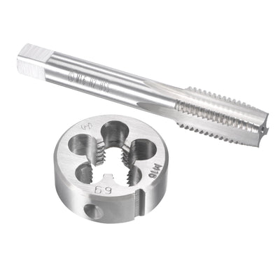 Harfington Metric Tap and Die Set HSS Machine Thread Tap with Round Die