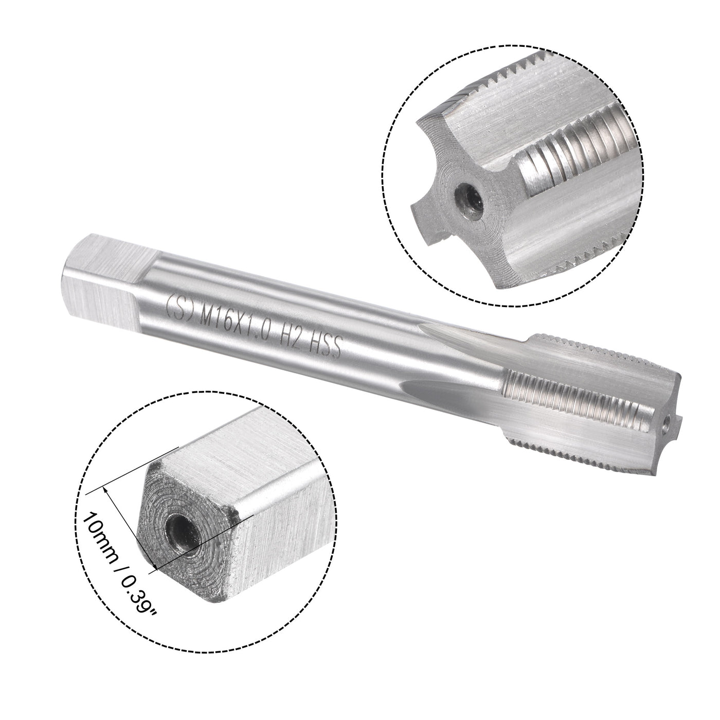 Harfington Metric Tap and Die Set HSS Machine Thread Tap with Round Die
