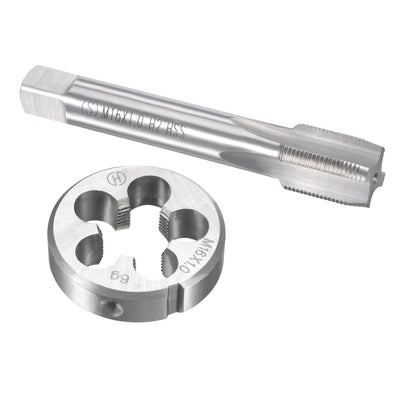 Harfington Metric Tap and Die Set HSS Machine Thread Tap with Round Die