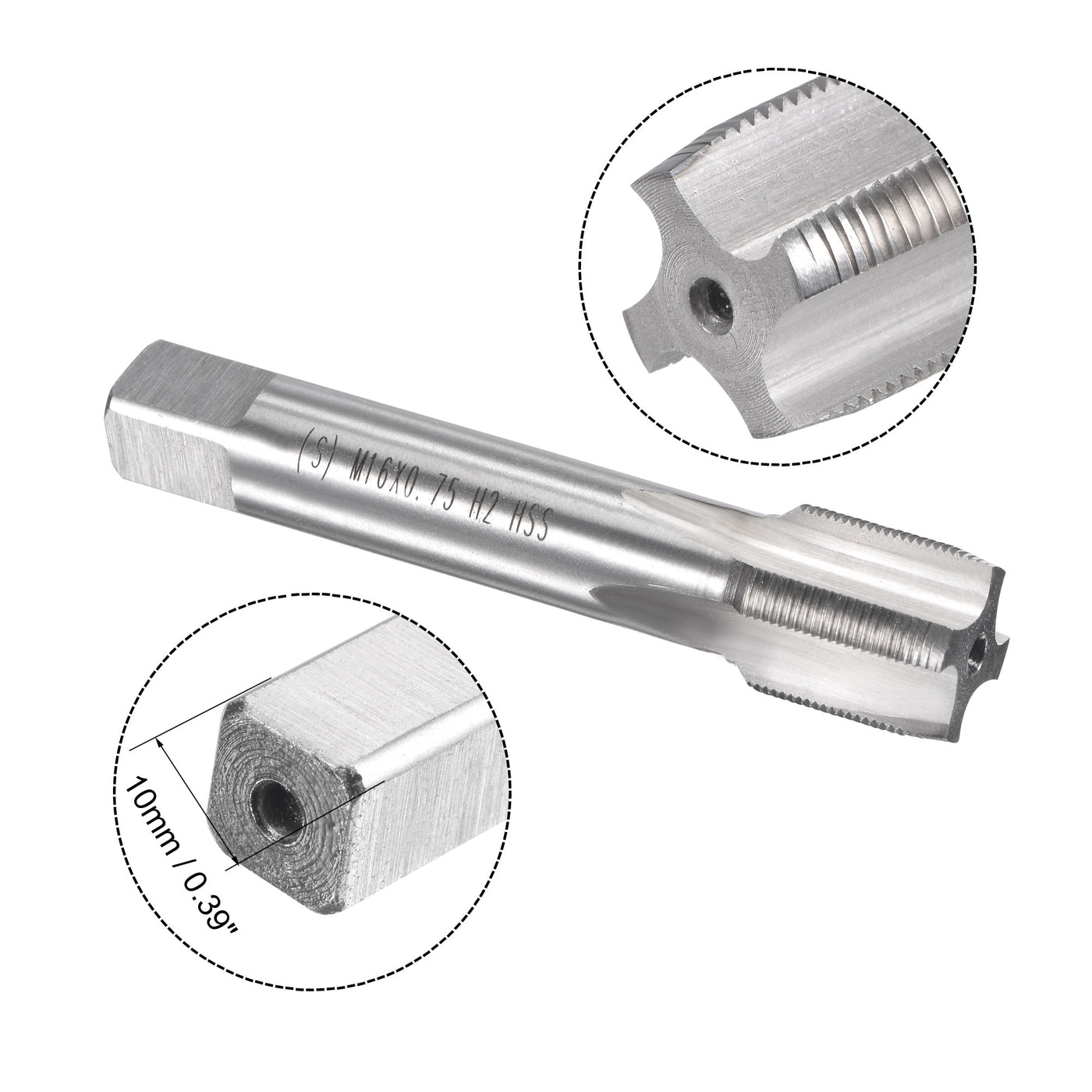 Harfington Metric Tap and Die Set HSS Machine Thread Tap with Round Die