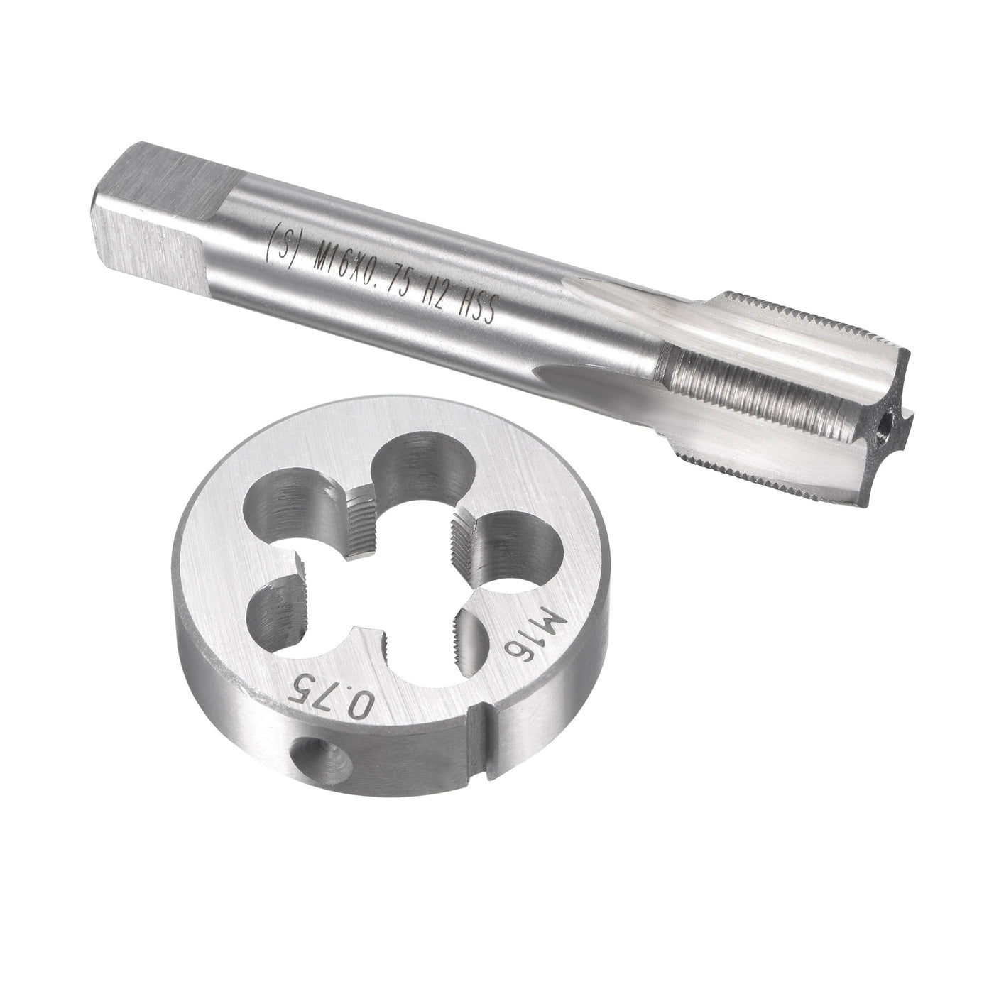 Harfington Metric Tap and Die Set HSS Machine Thread Tap with Round Die